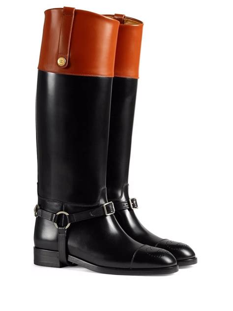 gucci horsebit over the knee boots|gucci horsebit knee high boots.